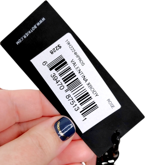 Botkier Blush Pink Valentina Pebble Leather Turnlock Small Crossbody Bag NWT - Picture 8 of 11